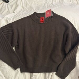 Ferrari woman’s cashmere wool blend c-neck sweater size M